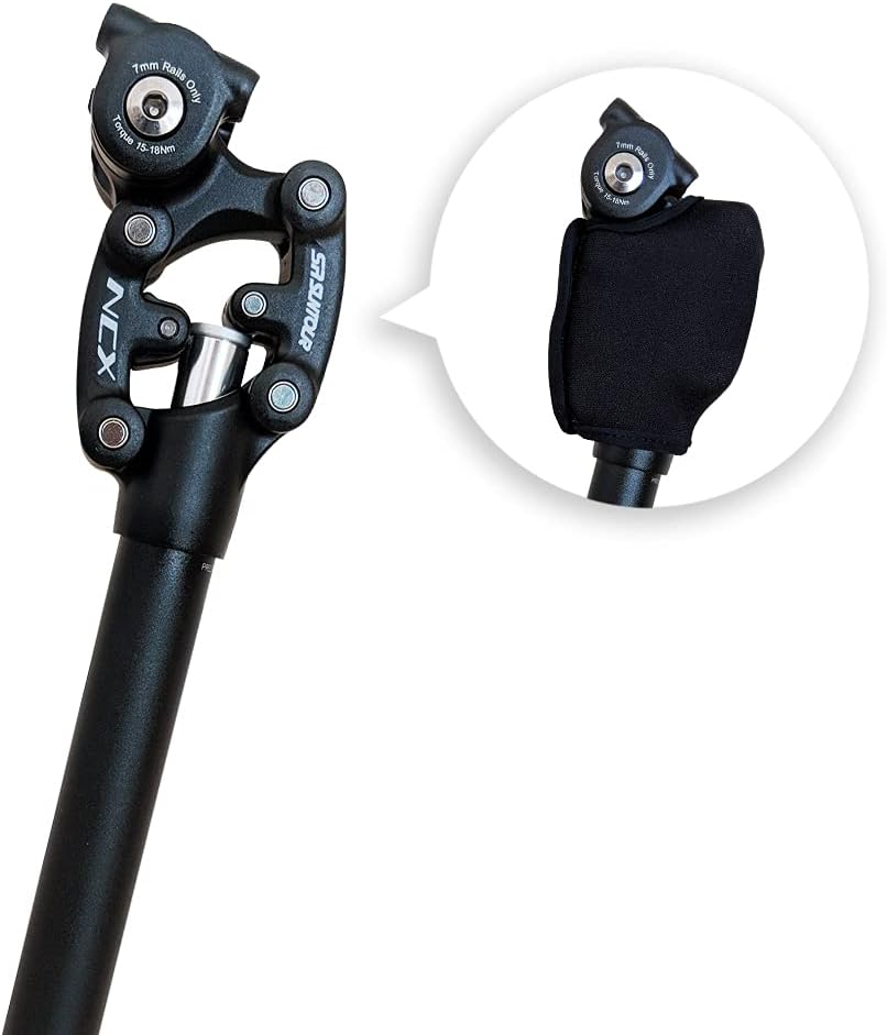 SR Suntour SP12 NCX bike Suspension Seatpost with Cover - Image 2