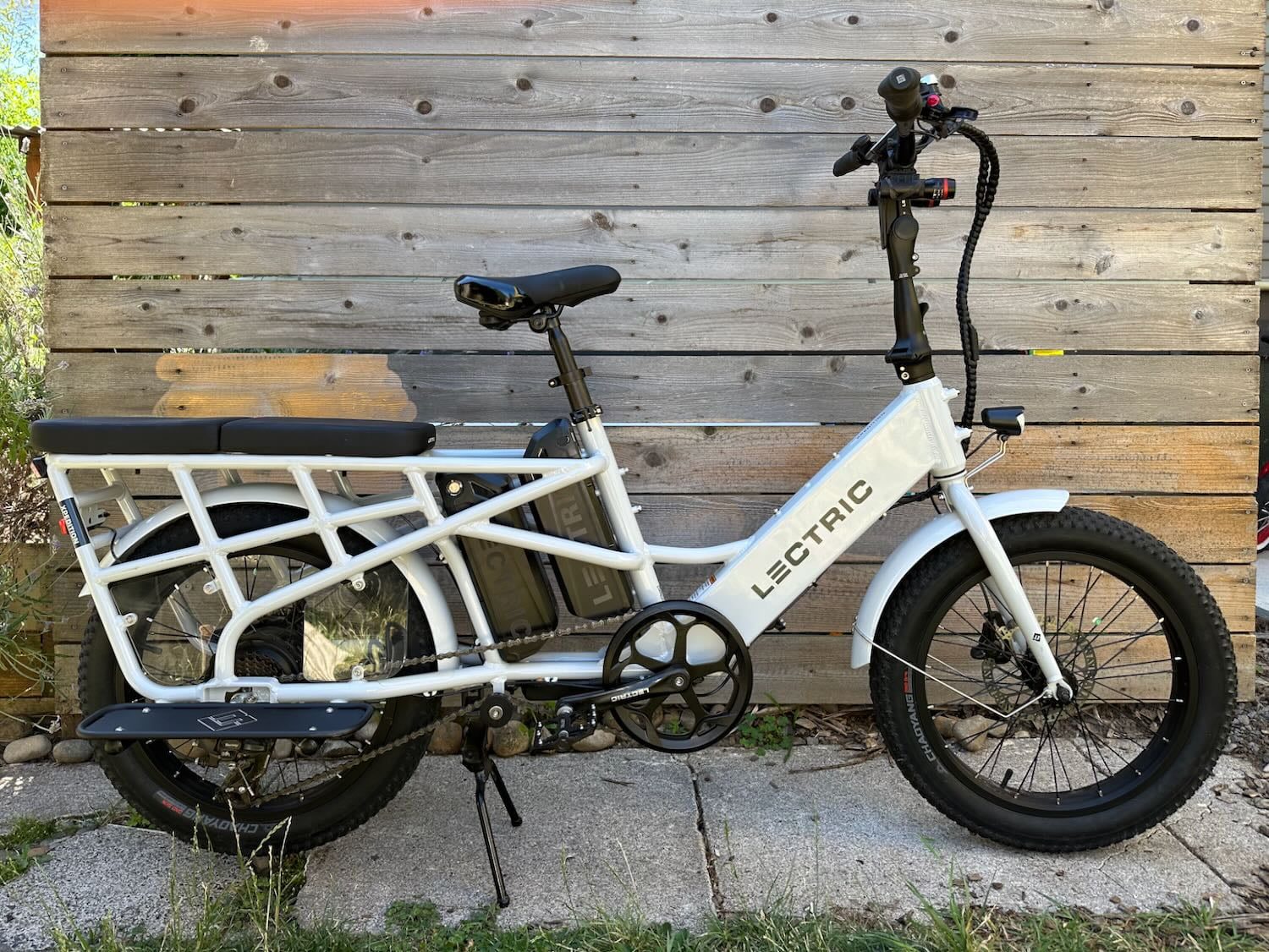 Lectric XPedition Cargo eBike Dual Battery with Extras Only 66 Miles