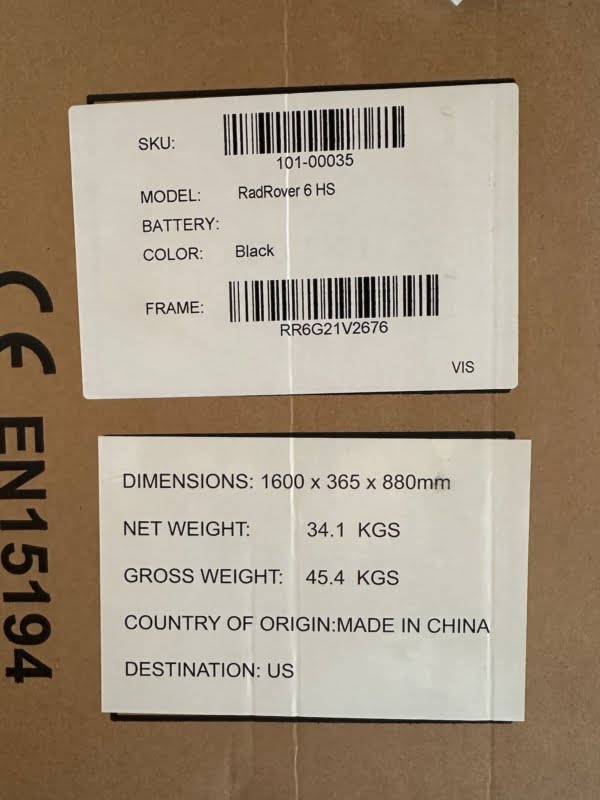 RadRover 6 Plus new - Image 10