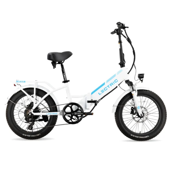 Lectric XP 3.0 White Step-Thru Folding eBike - Image 9