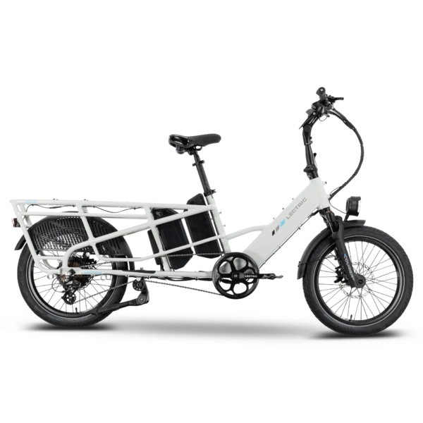 Lectric XPedition 2.0 Stratus White Dual Battery Cargo eBike