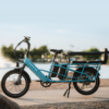 XPedition 2.0 Raindrop Blue Dual Battery Cargo eBike - Image 9