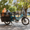 XPedition 2.0 Raindrop Blue Dual Battery Cargo eBike - Image 6