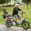 XPedition 2.0 Raindrop Blue Dual Battery Cargo eBike - Image 2