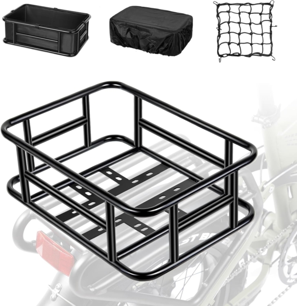 Medium Rear Basket with Liner and Waterproof Cover